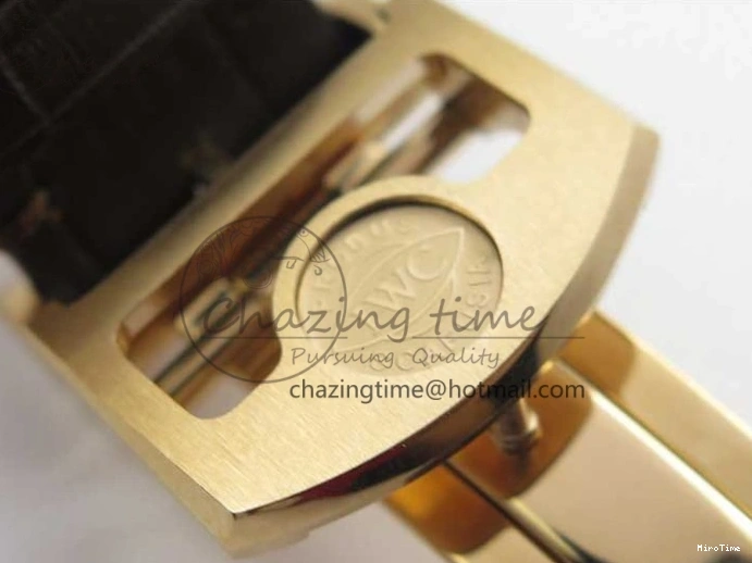 MIROTIME 0101 Portugieser Chrono  42 IW390406 RG ZF 1:1 Best Edition Blue Dial on Brown Leather Strap A Durable 7129